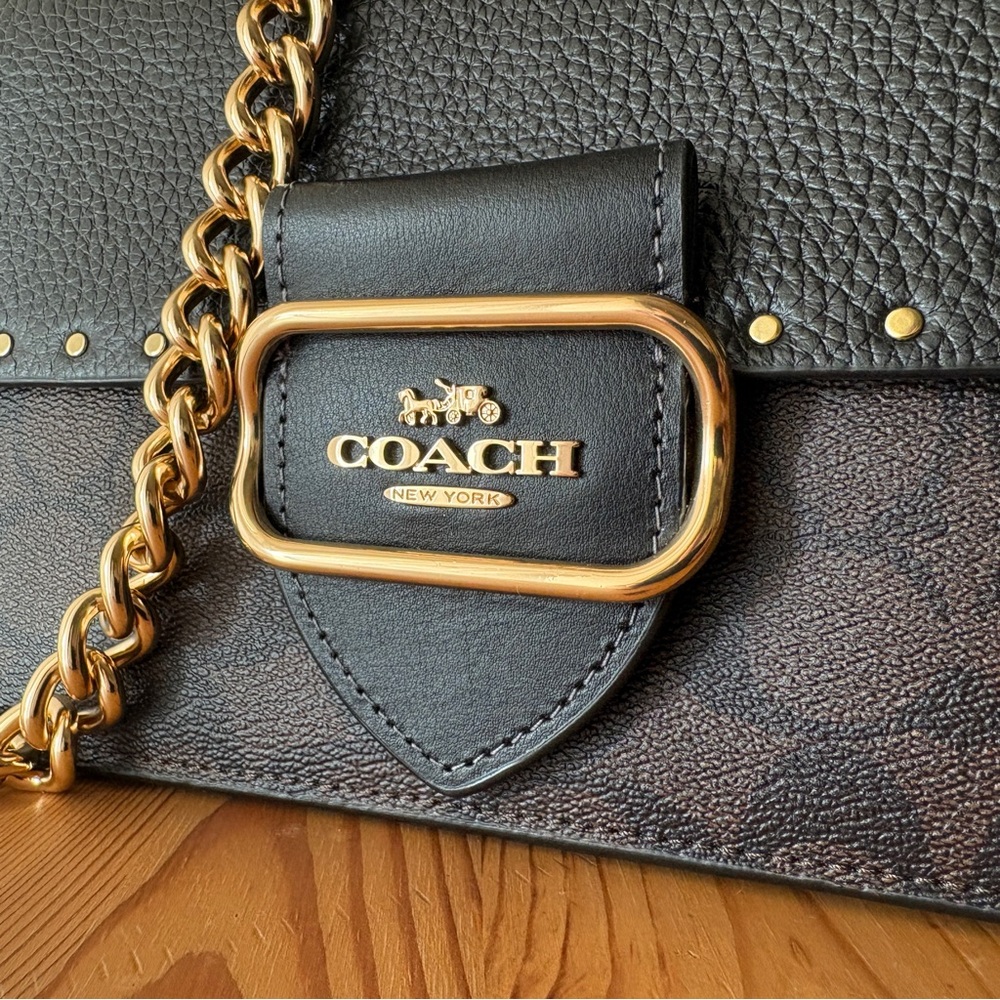 NWOT Coach Morgan Chunky Chain Shoulder bag - Picture 15 of 15